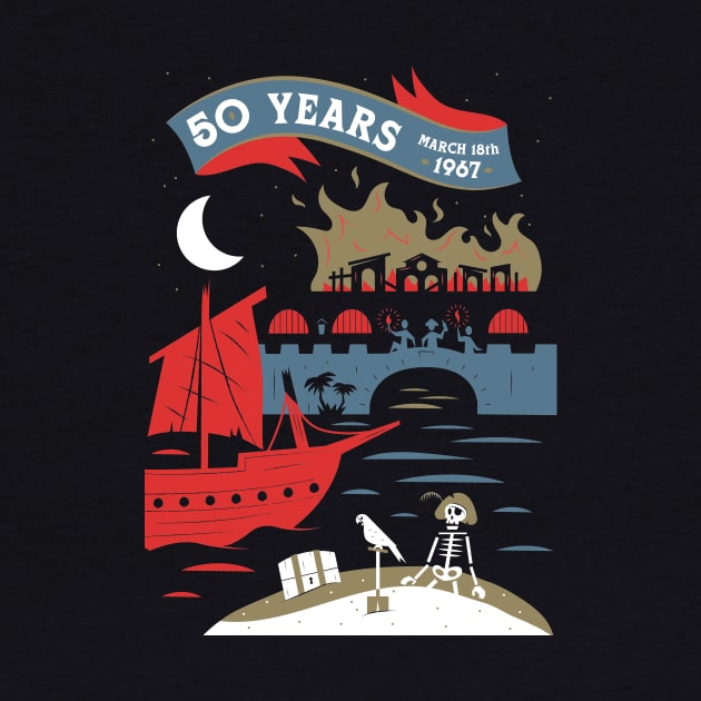 Pirates of the Caribbean 50th Anniversary by Rob Yeo - WDWNT.com by WDWNT